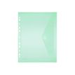 FolderSys - valisette - A4 - pour 20 feuilles - vert, transparent