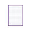 Oxford Bristol 2.0 - Notitieboek - A5 - 30 vellen - wit papier - van ruiten voorzien - 2 gaten - gelamineerd karton