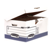 0043859645107-Bankers Box - Caja de almacenamiento - para Folio - pulsera blanca y azul--1