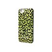 KARL LAGERFELD Coque - Achterzijde behuizing voor mobiele telefoon - thermoplastic polyurethaan (TPU) - gele camouflage - voor Apple iPhone 5, 5s, SE
