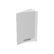 Conquérant Classique - Cahier polypro 24 x 32 cm - 48 pages - petits carreaux (5x5mm) - transparent