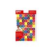 APLI kids - Decoratiesticker - alfabet - 3 vellen - assorti (pak van 210)