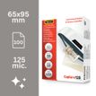 0400000530673-Fellowes - 100 pochettes de plastification (65 x 95 mm) - 125 microns - brillantes --1