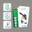 0077511535116-Fellowes - 100 pochettes de plastification A4 (216 x 303 mm) - 100 microns - brillantes --3