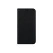 Bigben Connected - Flip cover voor mobiele telefoon - synthetisch leer - zwart - voor Samsung Galaxy J3 (2017)