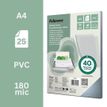 0043859539604-Fellowes - 25 couvertures à reliure A4 (21 x 29,7 cm) - plastique 180 microns - transparent--1