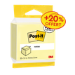 3134375454612-Post-it® Cube de Notes 76x76 mm – Jaune Canari – 450 dont 75 Feuilles Offertes – Papier 100% PEF--0