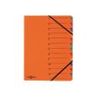 Pagna Office Easy - Ordnermap - 12 compartimenten - 12 onderdelen - 5 mm - A4 - met tabbladen - oranje