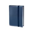 Quo Vadis Time & Life Pocket - Dagboek - 2019 - weekweergave - met draad gebonden - 100 x 150 mm - metallic blauw - leer