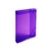 Exacompta Crystal - Boîte de classement plastique - dos 40 mm - disponible dans différentes couleurs