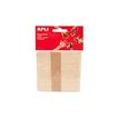 Apli - Ijsstokje - 11.4 x 1 x 0.2 cm - natuurlijk - hout (pak van 50)