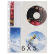 Exacompta - 6 Packs de 5 Pochettes perforées pour CD/DVD - A4 - 14/100
