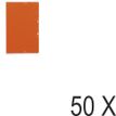 Exacompta - 50 Chemises recyclées sans rabat - A4 - orange