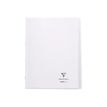 Clairefontaine Koverbook - Cahier polypro 24 x 32 cm - 48 pages - petits carreaux (5x5 mm) - transparent