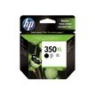 HP 350XL - 25 ml - hoog rendement - zwart - origineel - inktcartridge - voor Officejet J6413, J6415; Photosmart C4450, C4470, C4472, C4524, C4585, C5225, C5275, C5288
