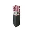 Clairefontaine Excellia - emballage cadeau - 70 cm x 10 m - iridescent powder pink colors, assorted - papier couché - 15 rouleau(x)