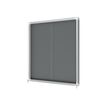 Nobo - Vitrine intérieure 12 A4 (925 x 970 mm) - cadre gris