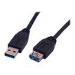 MCL Samar - Rallonge de câble USB 3.0 type A (M) vers USB 3.0 type A (F) - 1 m