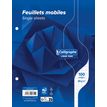3210330007519-Calligraphe - Feuilles simples 17 x 22 cm - 100 pages - grands carreaux (Seyes) - perforées--0