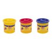 JOVI BLANDIVER - 3 pots de pâte à modeler - 110 g - jaune, bleu clair, rouge rojo