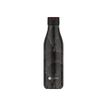 Les Artistes Paris - Gourde Bouteille isotherme 500 ml - Damask noir et gris - acier inoxydable