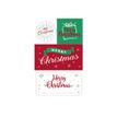 Clairefontaine Traditional Christmas - Decoratiesticker - 4 vellen (pak van 16)