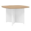 Gautier office YES! - Tafel - rectangular with rounded sides - naturel eiken