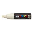Uni POSCA PC-8K - Marker - ivoor - pigmentinkt op waterbasis - 8 mm - breed