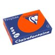 Clairefontaine Trophée - Intens oranje - A4 (210 x 297 mm) - 160 g/m² - 250 vel(len) getint papier