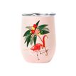 LEGAMI Hot & Cold - thermal tumbler - Flamingo - Grootte 9 cm - Hoogte 11.5 cm - 325 ml