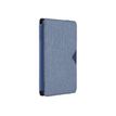 techair Folio stand - Flip cover voor tablet - polyester - blauw, blauwe tonen - 10.1