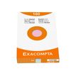 Exacompta - Registratiekaart - A5 - assorti - van ruiten voorzien (pak van 100)