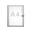 MAULextraslim - Whiteboard met frame - 310 x 220 mm - A4 - staal met deklaag - magnetisch - zilveren aluminium frame