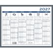3147281602220-Calendrier LECAS - 2 Couleurs-  42x32 - 1 année sur 2 faces--0