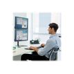 0043859728060-Fellowes Professional Series Free-standing Dual Stacking Monitor Arm - Pied - pour 2 moniteurs - acier - noir - Taille d'-P_604650_1-6