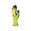 Delta Plus - handschoenen - maat: 9 - polyester - zwart, fluorescerend geel - paren
