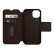 OtterBox Strada Series - porte folio en cuir avec MagSafe pour iPhone 14 - marron