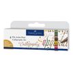 4005401675051-Faber-Castell Calligraphy Set - Pack de 4 marqueurs - permanent - pink carmine, chromium green opaque, nougat, green gol-P_612635_2-0