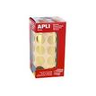 8410782116325-APLI kids - Adhésif décoratif - cercle - 2 cm de diamètre - or métallisé - permanent-P_612693_2-0