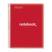 8422593460603-Notebook Emotions, couverture souple, A4, quadrillage 5x5 mm, 80 feuilles de 1 couleur, Miquelrius, Rou--0