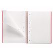 8422593460603-Notebook Emotions, couverture souple, A4, quadrillage 5x5 mm, 80 feuilles de 1 couleur, Miquelrius, Rou--2