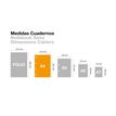 8422593460603-Notebook Emotions, couverture souple, A4, quadrillage 5x5 mm, 80 feuilles de 1 couleur, Miquelrius, Rou--3