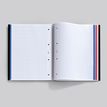 8422593479018-Notebook The Original, Couverture souple, A4, quadrillage 5x5 mm + Lisse, 120 feuilles de 2 couleurs, Miquelrius, Noi--2