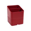9002493099449-Exacompta Pen-Cube - Pot à crayons rouge-Angle gauche-1