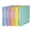 Exacompta Aquarel - Boîte de classement en carte lustrée - dos 40 mm - disponible dans différentes couleurs