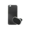 Muvit MUMAG0043 - Achterzijde behuizing voor mobiele telefoon - zwart - voor Apple iPhone 5, 5s, SE