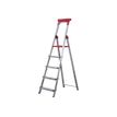 Safetool ALU PLUS - Ladder - 5 stappen - 2 secties - werkhoogte: 3.13 m - aluminium