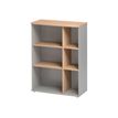 Gautier office JAZZ+ - Boekenkast - 4 planken - onderdeelplank - beuken