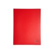 Exacompta - Showalbum - 40 compartimenten - A4 - voor 80 vellen - dekkend rood