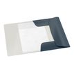4002432125869-Leitz Cosy - Chemise à 3 rabats polypropylène - A4 - gris-Angle gauche-1